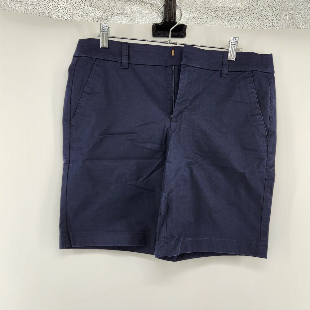 J.CREW FACTORY NWT Women's 9" Blue Frankie Bermuda Chino Shorts SZ 8‎ AL569